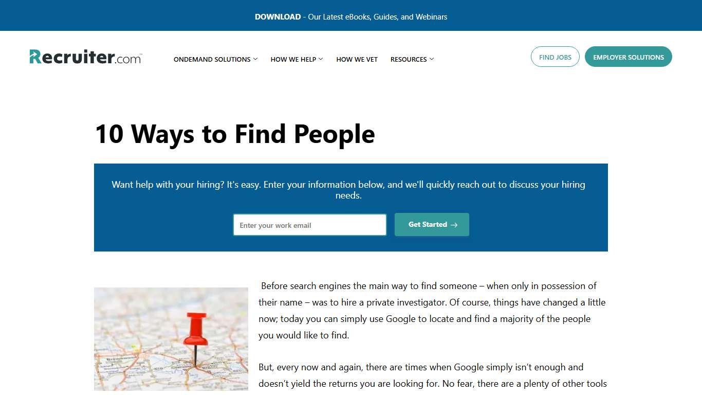 10 Ways to Find People