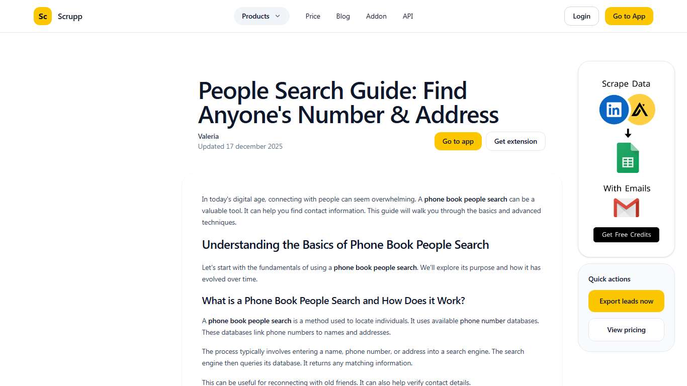 People Search Guide: Find Anyone's Number & Address
